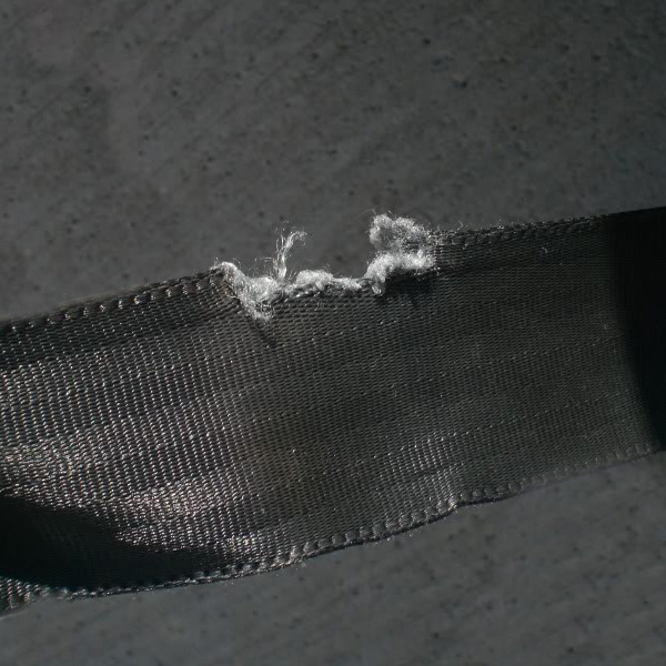 Frayed/Fraying Seat Belt